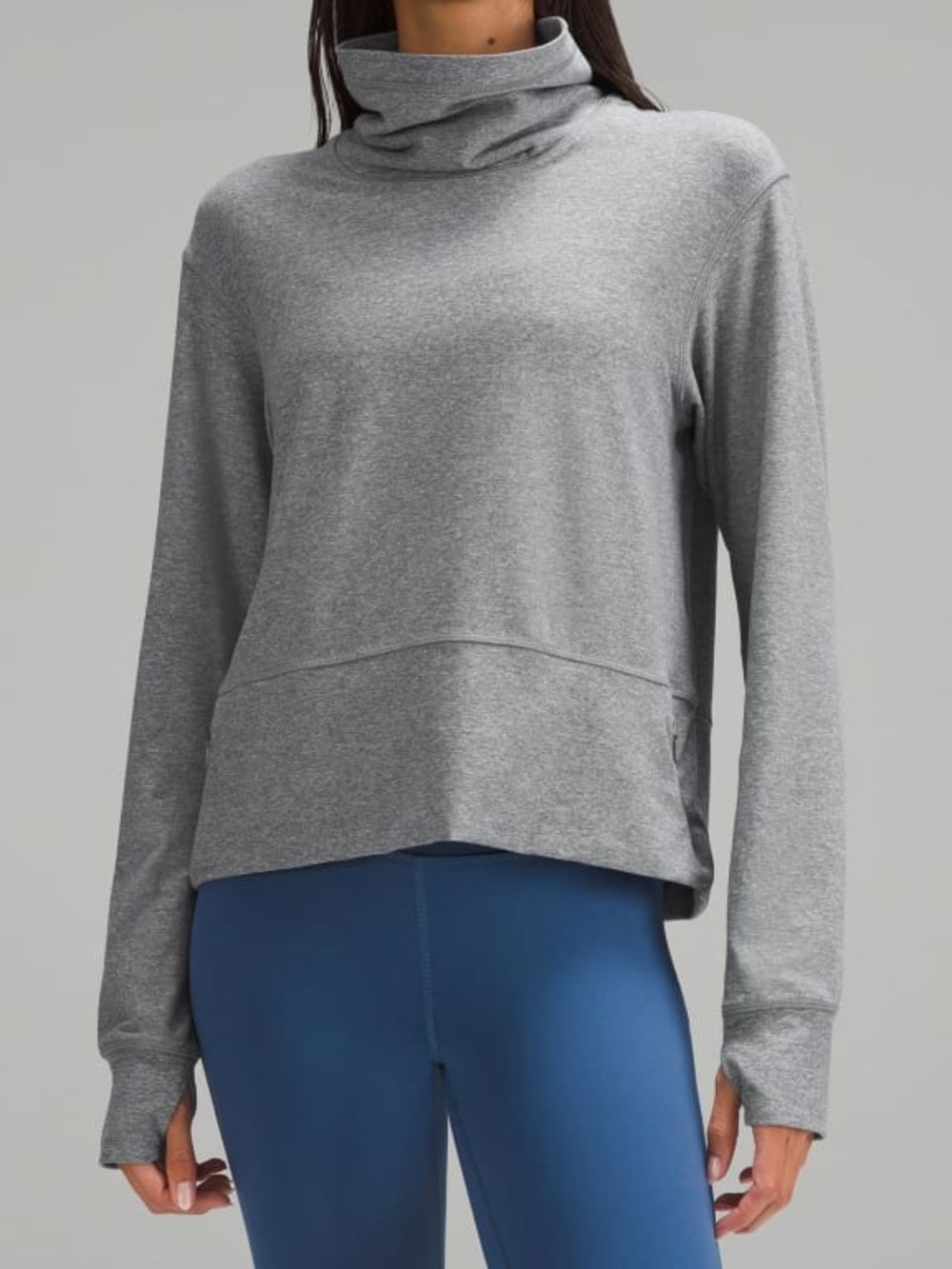 Lululemon Ready to Rulu Pullover in Heathered Asphalt Grey Womens Size 4